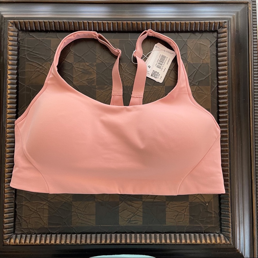 Lululemon All Powered Up Sports Bra In Pink Pastel